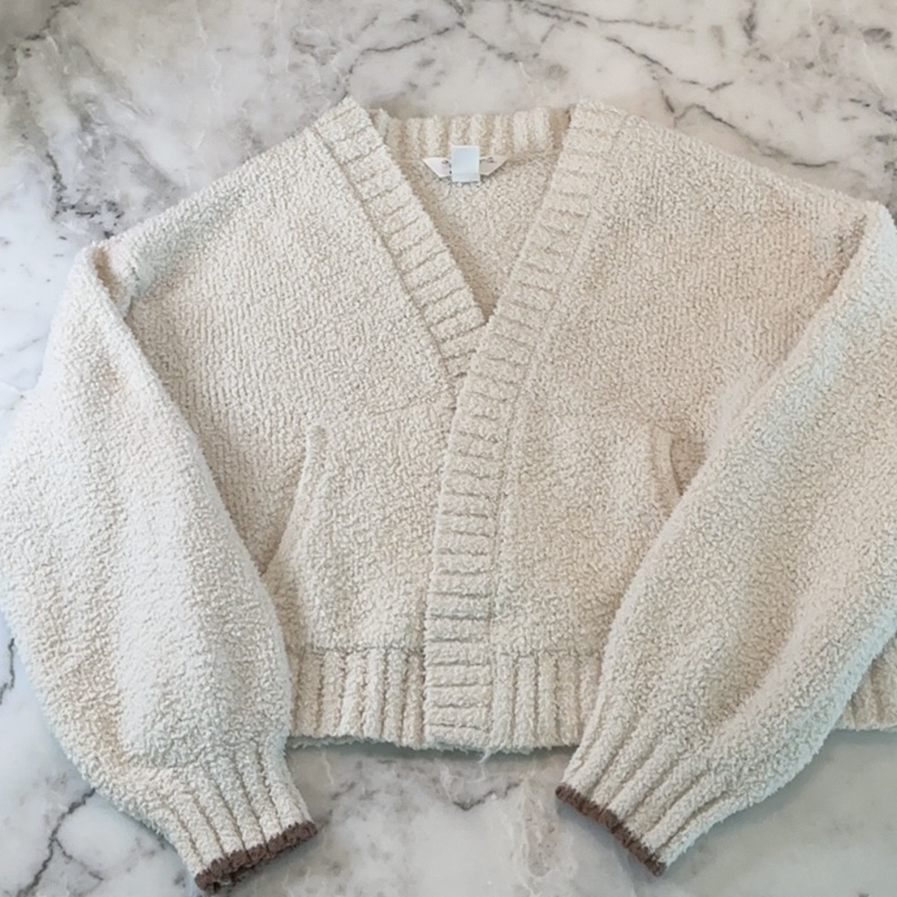 Athleta Girl Cozy Cream Cardigan